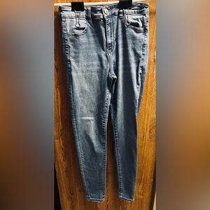 American Eagle Classic High-Rise Skinny Jeans — Blue